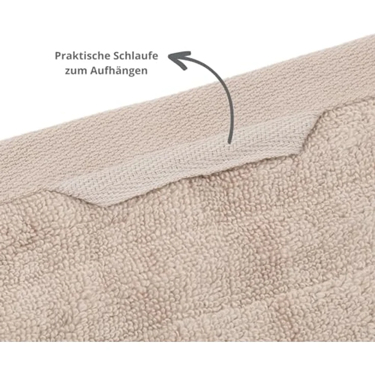 liebling Seiftuch Luxus Bio Baumwolle, vegan, formstabil, mit praktischer Schlaufe zum Aufhängen – Bild 4