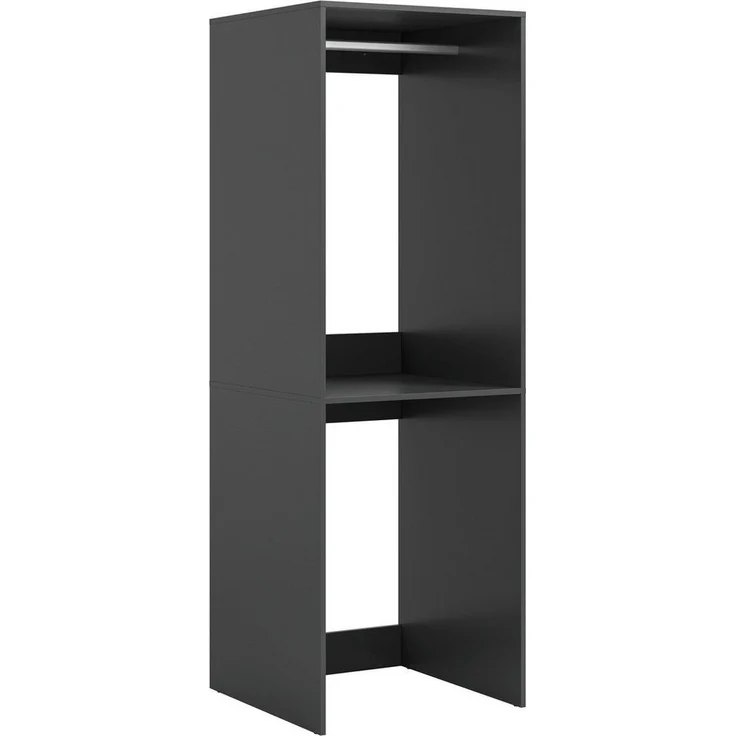 welltime Waschmaschinenumbauschrank FALAS, TOPSELLER, Höhe 195 cm, 1 Ablageboden, 1 Kleiderstange (1-St, in verschiedenen Farben erhältlich, für Waschmaschine & Trockner) Waschmaschine, Trockner, Waschmaschinenschrank, Umbauschrank, Wäsche – Bild 1