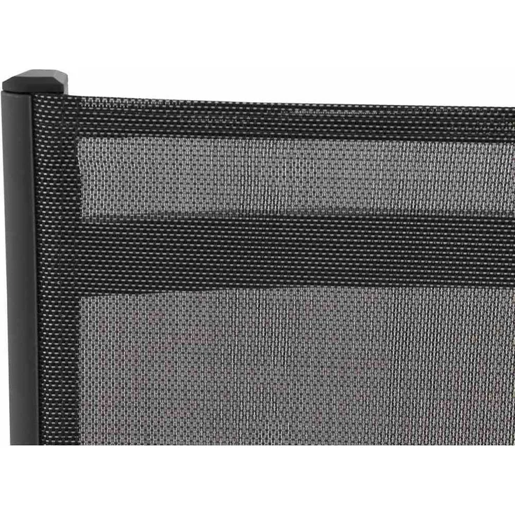 Siena Garden Tesoro Stapelsessel Alu Textilbezug silber schwarz – Bild 6