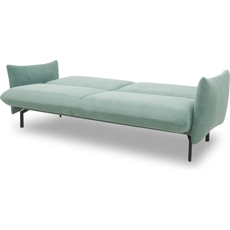 DOMO. collection Sofa 700 003, 2-Sitzer Liege, Rechteckig, Schlaffunktion, Füße mit Filzgleitern, 2er Couch, Polstergarnitur, 234 x 95 x 102 cm (BxTxH), mint – Bild 8