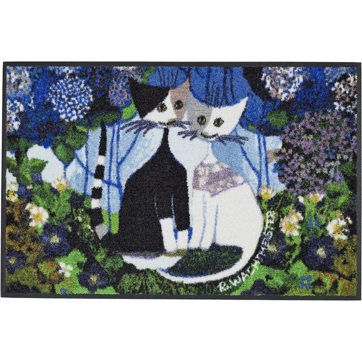 Salonloewe Fußmatte Fußmatte 50x75 Rosina Wachtmeister Wedding blau, Eingangsmatte normal, Höhe: 500 mm