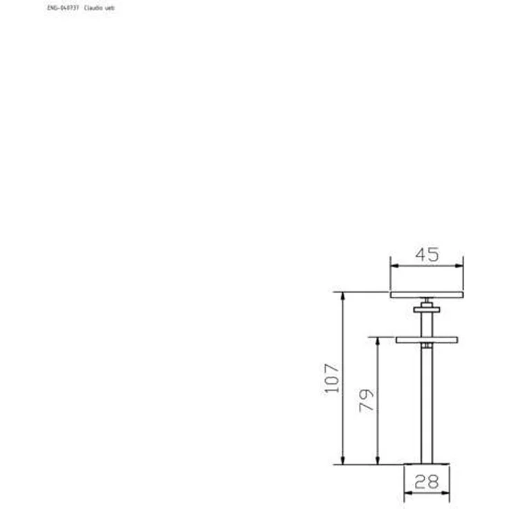 Hasena Herrendiener Claudio Eiche bright mit Iron-Gestell 45x28x107 cm – Trento – Bild 2