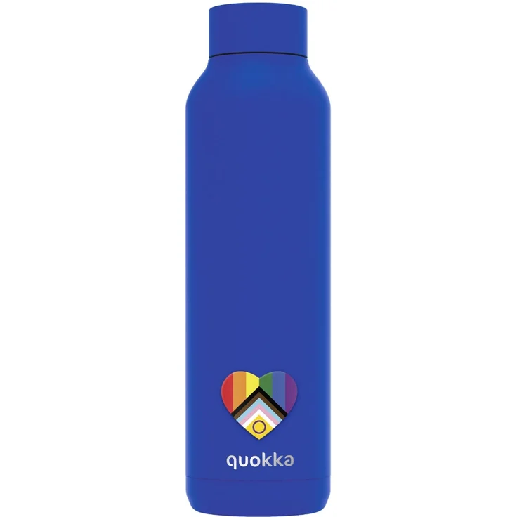 Quokka Pride Ultramarine Edelstahl Trinkflasche isoliert 630 ml Thermoflasche – Bild 1