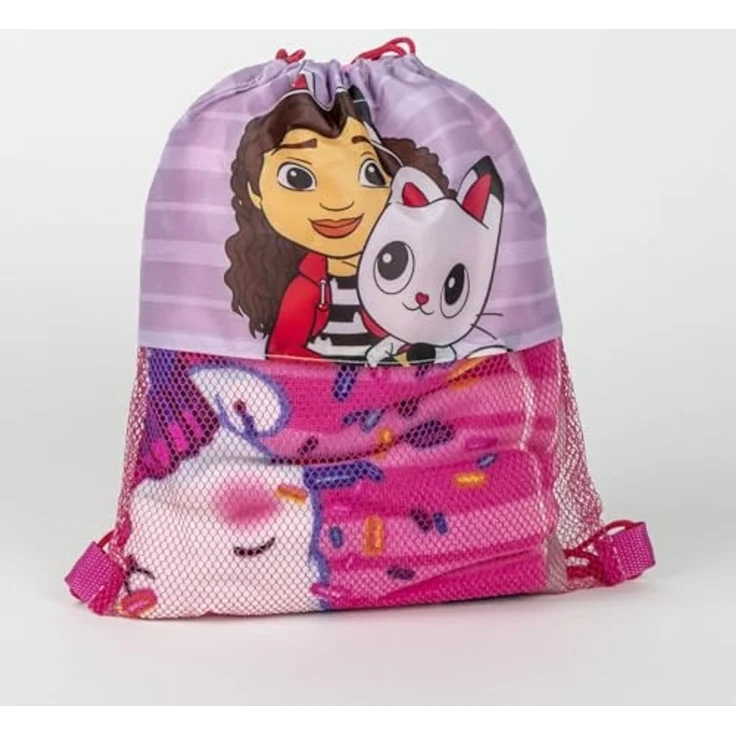 Gabby's Dollhouse Sommerset Strandtuch, Kappe und Tasche für Fans von Gabby's Dollhouse – Bild 2