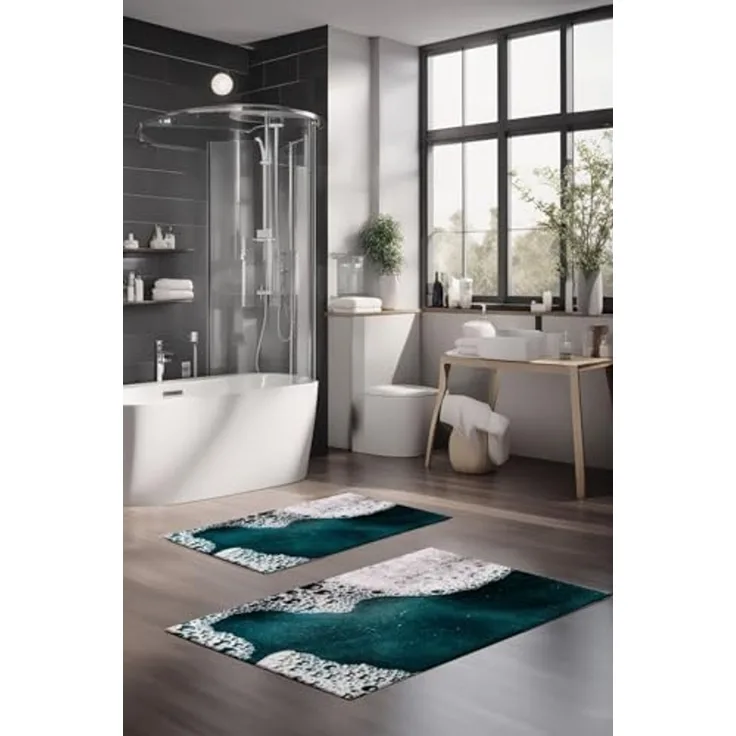 Mijolnir 'CT-5195' Badematten-Set (2-teilig), Mehrfarbig