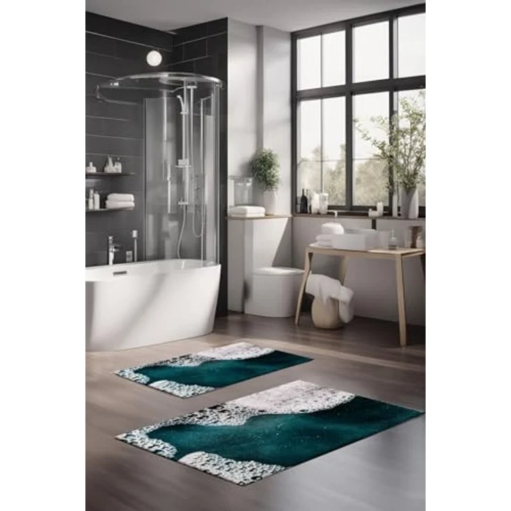 Mijolnir 'CT-5195' Badematten-Set (2-teilig), Mehrfarbig – Bild 1