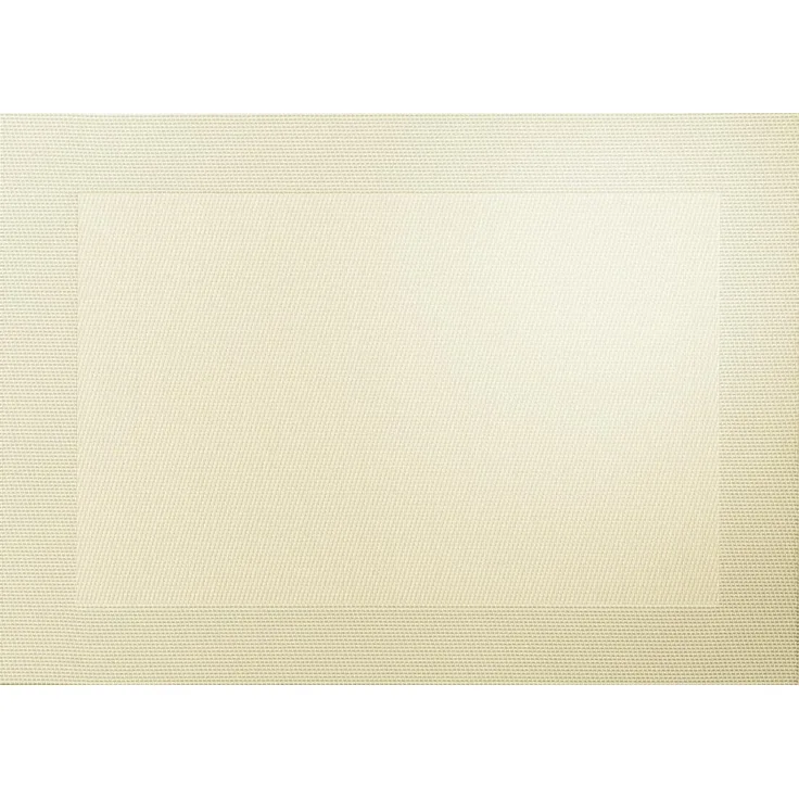 ASA Selection Pvc Tischset sand Metallic mit Gewebten Rand 46x33 cm
