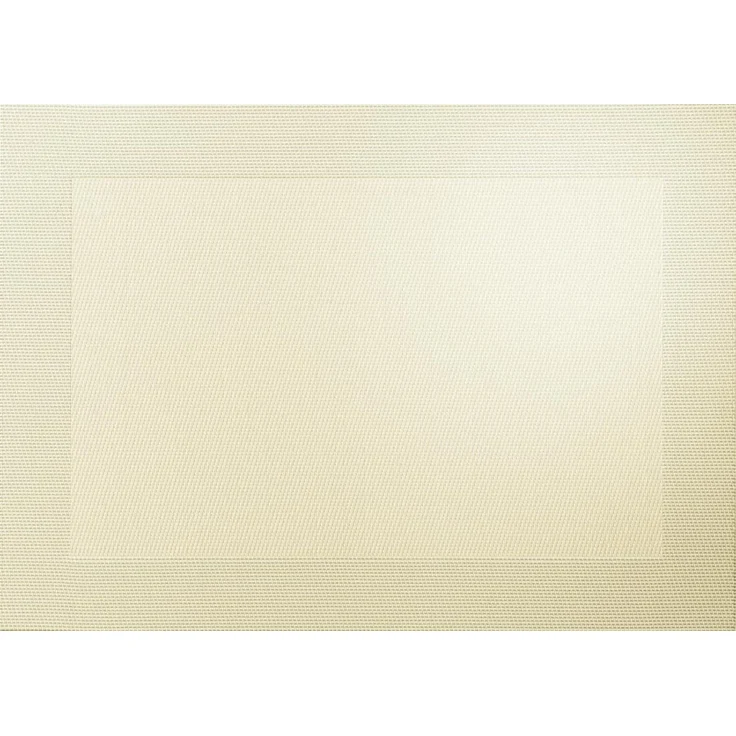 ASA Selection Pvc Tischset sand Metallic mit Gewebten Rand 46x33 cm