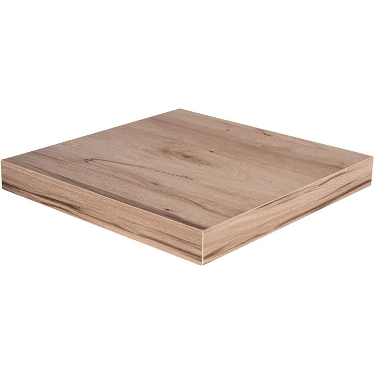 Levandeo® Wandregal, levandeo Eckregal Kernbuche 32x32cm Wandregal Holz Dekor Regal