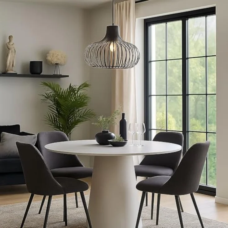XXXL Hängeleuchte Mateo, Rost, Metall, 150 cm, CE-zertifiziert, Pendelleuchte für Innenbeleuchtung – Bild 3