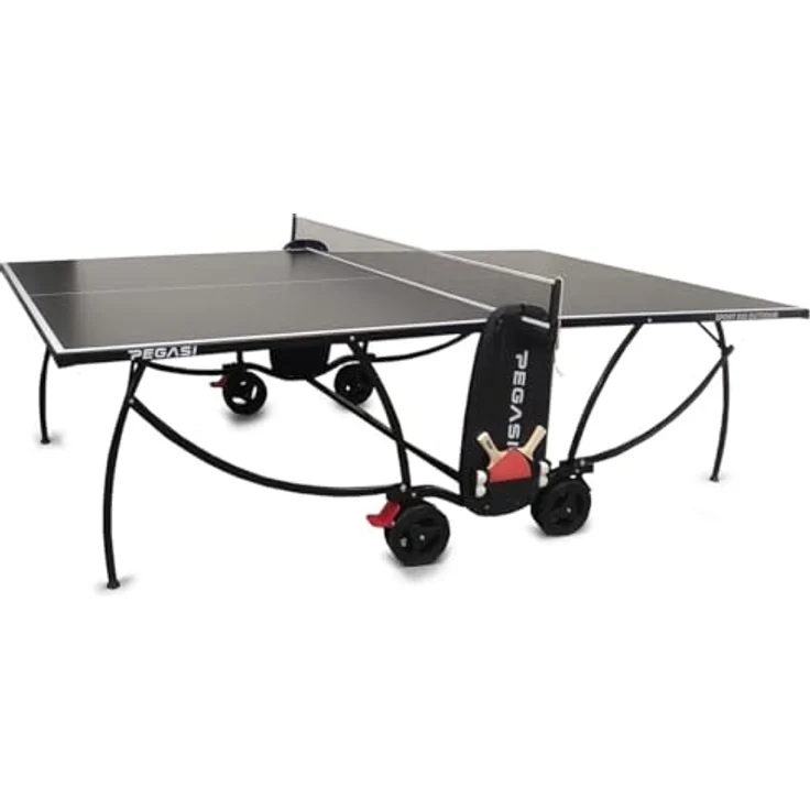 Tischtennisplatte Pegasi 800 Outdoor Black – Bild 2