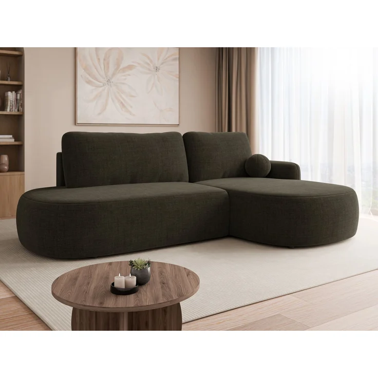 Mirjan24 Ecksofa Loridu O (Farbe: Golden 29, Seite: Rechts), 90 x 174 x 274 cm – Bild 3