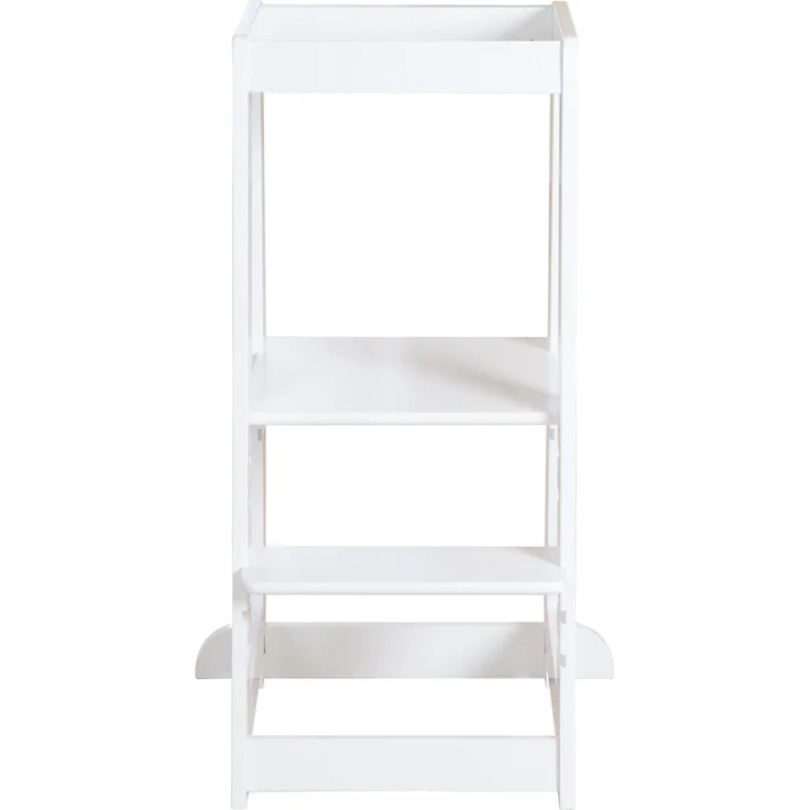 roba Lernturm 'Monti Step' nach Montessori - Sicherer Tritthocker für Kinder - Ideal als Küchenhelfer - Bis 80 kg belastbar - FSC®-zertifiziertem Holz - Weiß – Bild 3