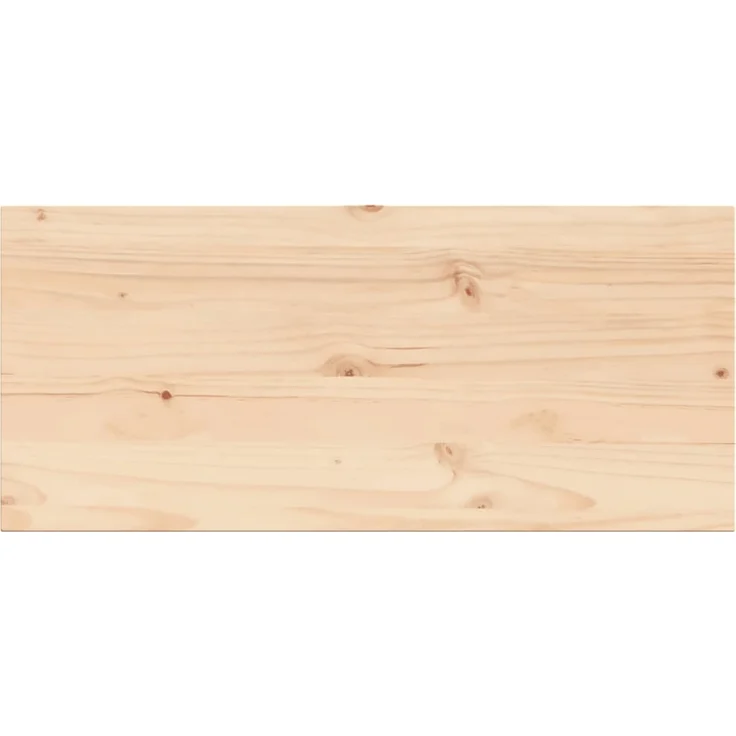 vidaXL Tischplatte 100x50x2,5 cm Rechteckig Massivholz Kiefer 847431 – Bild 1