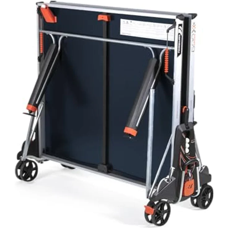Cornilleau 600X, Outdoor Tischtennisplatte mit 7 mm Melaminharzplatte, blau, DSI-Verriegelungsmechanismus und Höhenverstellung – Bild 4