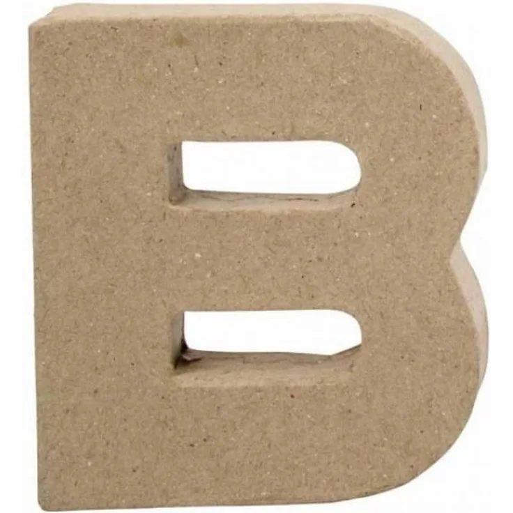 Creative Letter B Papier-Mâché 10 Cm