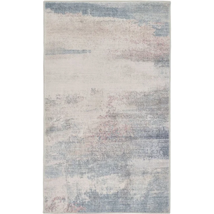 Gino Falcone Badematte Ariella GF-148, Höhe 7 mm, rutschhemmend beschichtet, fußbodenheizungsgeeignet, Polyester, rechteckig, Badteppich, bedruckt, modernes Design, weich & kuschelig – Bild 1
