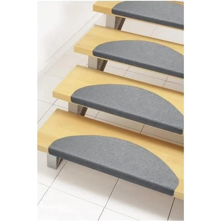 Stufenmatte Paris Rips grau, 23 x 64 cm