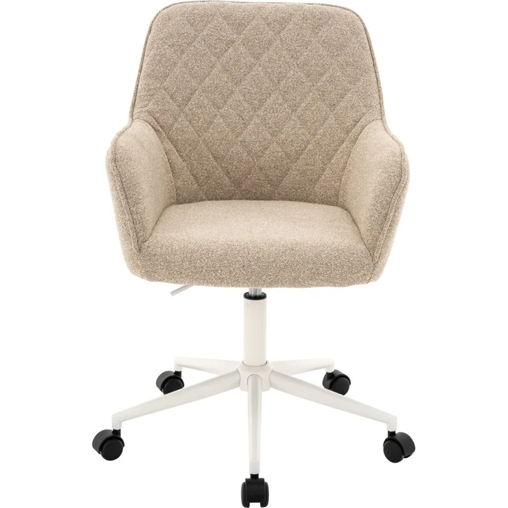 XORA 'MARTHA' Drehstuhl, Webstoff natur, 57 x 100 x 62 cm, höhenverstellbar und 120 kg belastbar – Bild 6