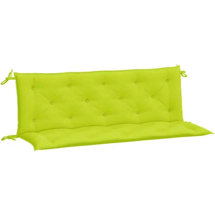 vidaXL Gartenbank-Auflagen 2 Stk. Knallgrün 150x50x7 cm Oxford-Gewebe 361708 – Bild 1