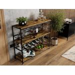 Lenmar Weinregal Weinregal aus Metall, Flaschenregal, Regale, Flaschenhalter LOFT 2-7