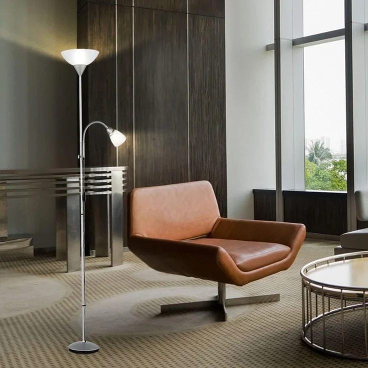 Elegante Stehleuchte mit verstellbarem Lesearm ERZWO – Bild 6