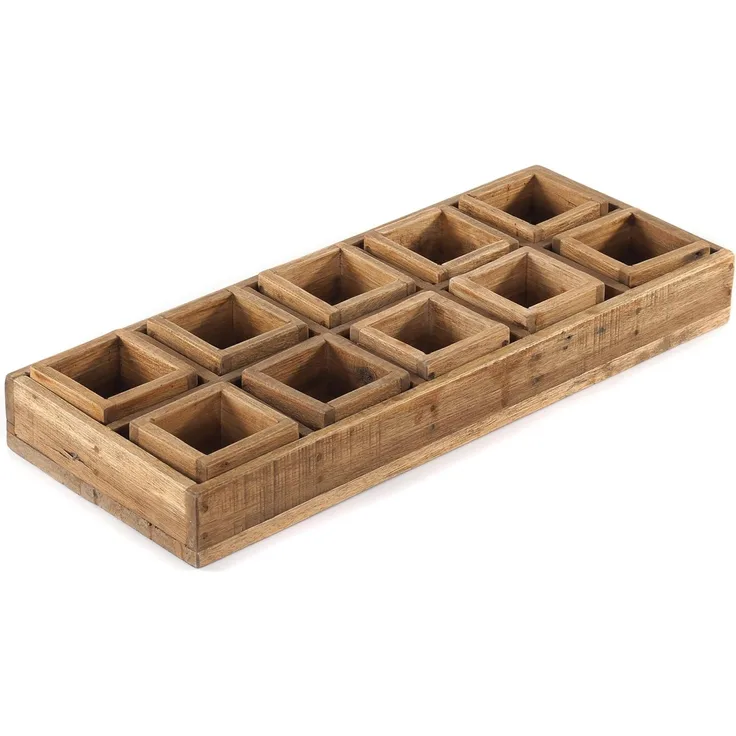 Kisten-Set Cubo II 7-tlg. Massivholz