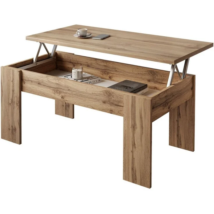 Lookway Couchtisch Ausziehbarer Couchtisch APERTO (1 Tisch) – Bild 5