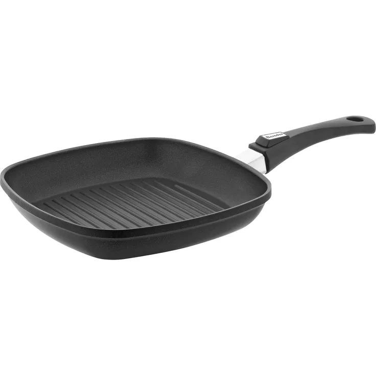 Berndes Vario Click Induction Grillpfanne, Pfanne, Grillen, Antihaftversiegelung, Aluminiumguss, Schwarz, 30 cm, 031198