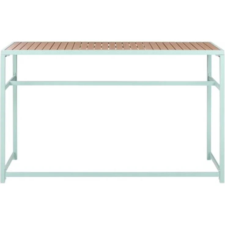 Gartenbar Set 2-Sitzer AVETRANA Hellgrün Metall – Bild 5