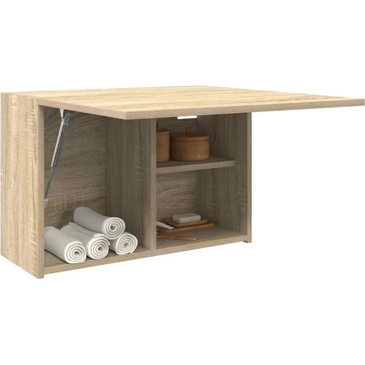 vidaXL Bad-Wandschrank Sonoma-Eiche 60x25x40 cm Holzwerkstoff 860069 – Bild 1