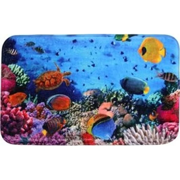 Sanilo Badematte Ocean, rutschhemmend, waschbar, schnelltrocknend, Polyester, rechteckig, sehr weich, hochwertig & modern, 50 x 80 cm oder 70 x 110 cm – Bild 6