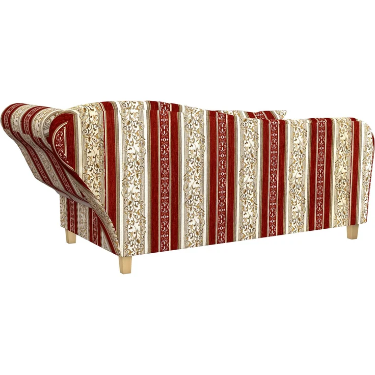 Max Winzer Recamiere mit Armteil rechts klappbar 'Selma', Chenille rot, 82 cm x 88 cm x 190 cm – Bild 5