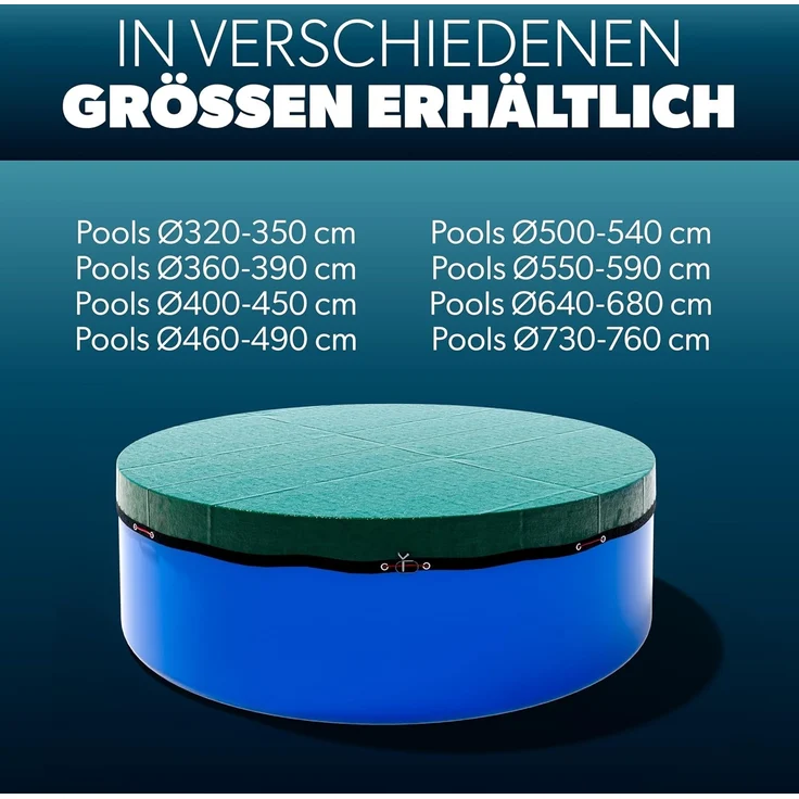 Mountfield Winterplane Basic oval, Polyethylen grün, 8,00x4,00 m – Bild 6