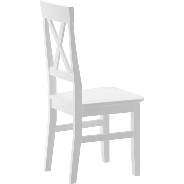 Stilvolle kleine Essgruppe Tisch 2 Stühle Kiefer Massivholz waschweiß 90.70-50 A W Set 23 – Bild 8