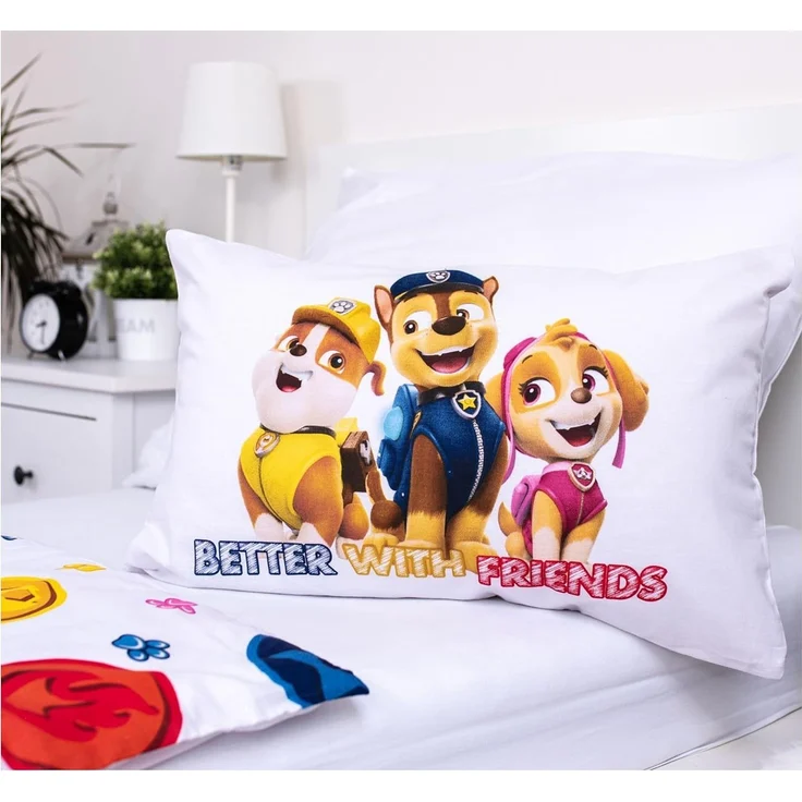 Paw Patrol Kinderbettwäsche – Bettbezug 100x135 cm & Kissenbezug 40x60 cm – Bild 4