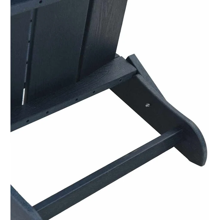 vidaXL Klappbarer Adirondack-Stuhl Marineblau 80,5 x 74,5 x 92 cm HDPE 42006618 – Bild 6