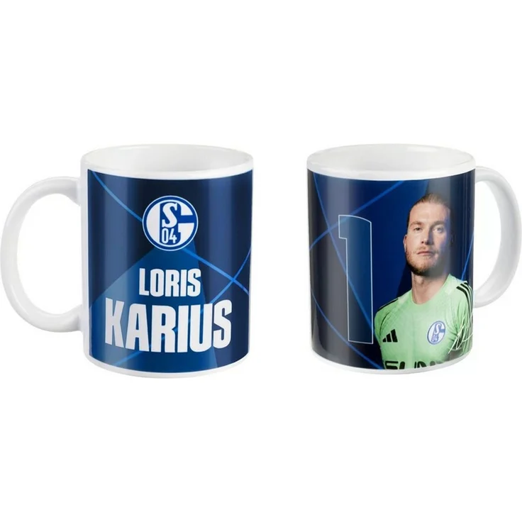 FC Schalke 04 Tasse Kaffeebecher Karius, 1-tlg, Keramik – Bild 4