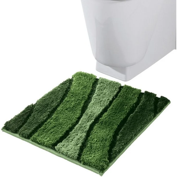 REDBEST Badematte WC-Vorlage "Louisville", Höhe 20 mm, eckig, Streifen – Bild 4