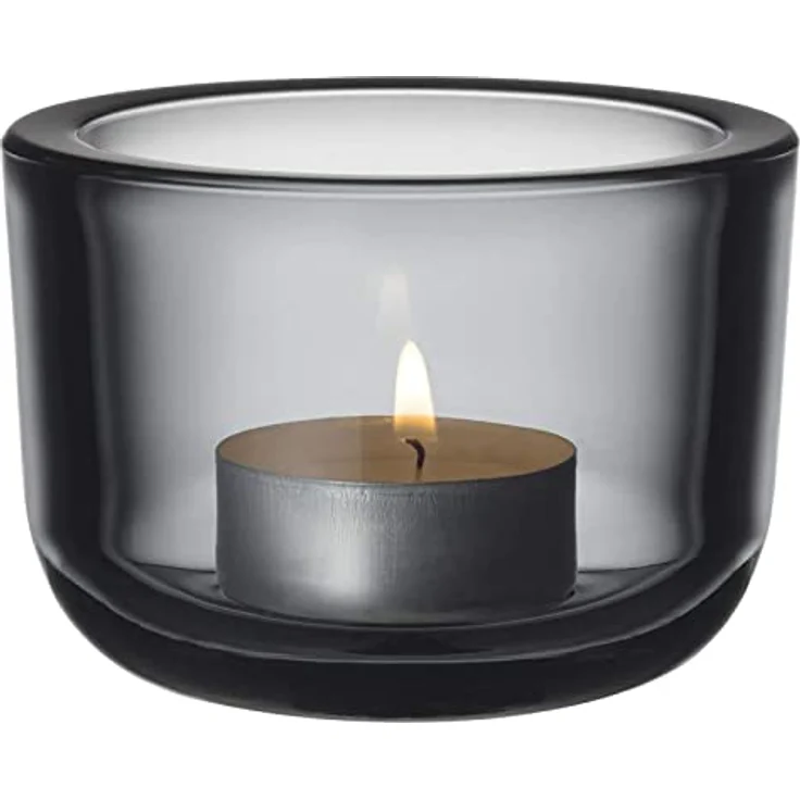 iittala Valkea Windlicht 60 mm grau – Bild 2