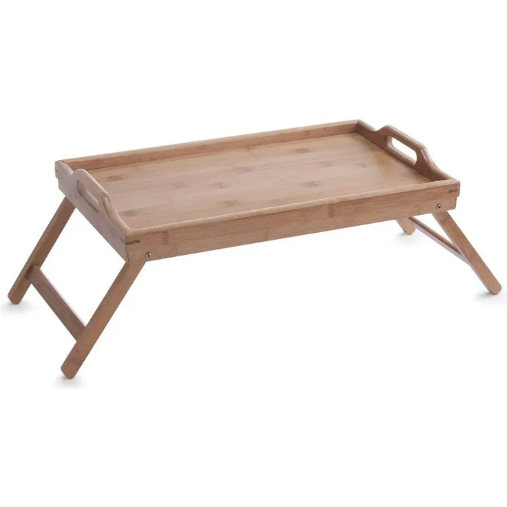 Zeller 25273 Betttablett, Bambus, 50 x 30 x 21 cm