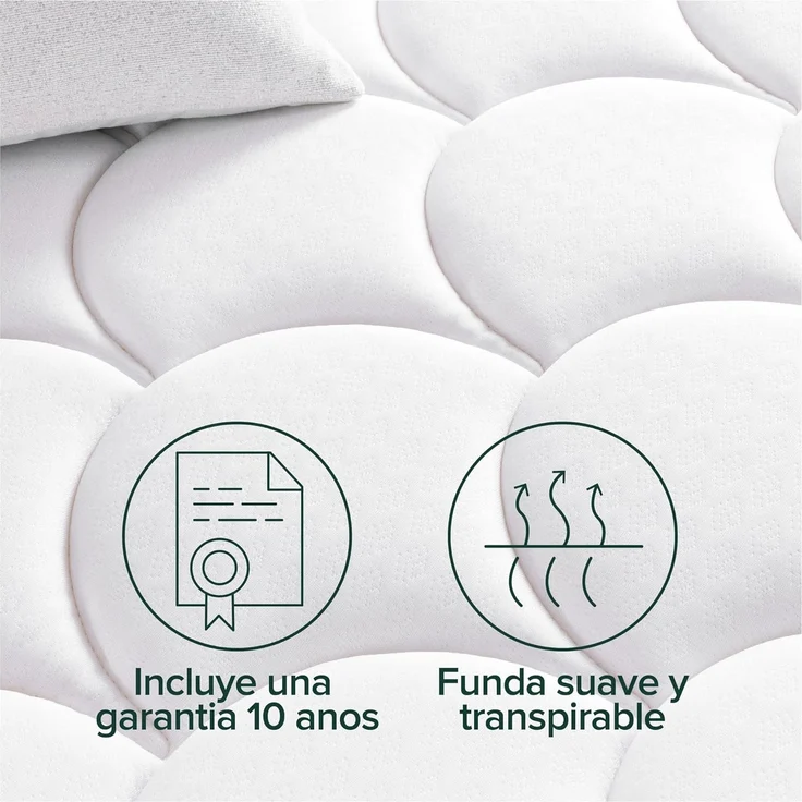 Zinus Conventional Bed Mattress Foam, Weiß, 135x190 cm – Bild 7