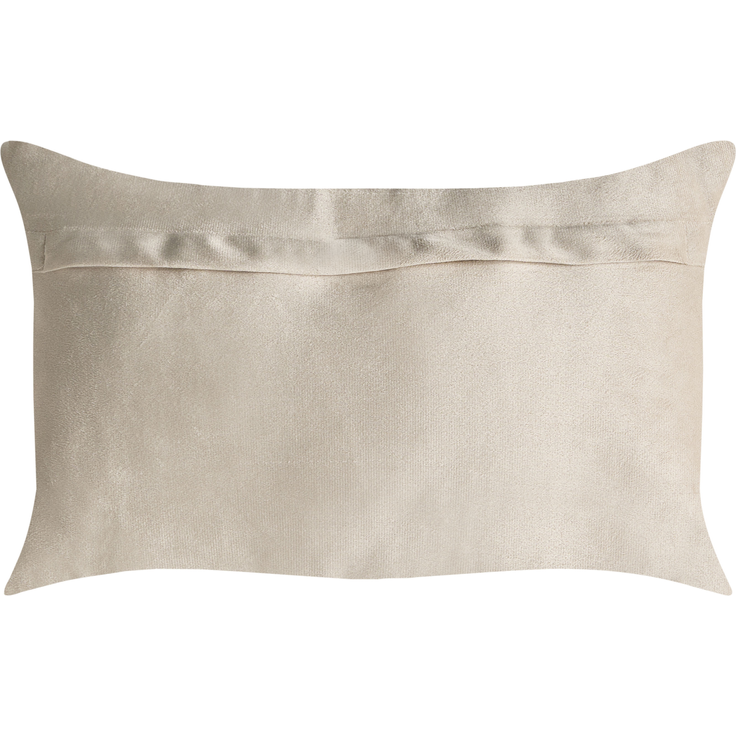 Dekokissen 2er Set BELLE Samtstoff 50 x 30 cm Taupe Weihnachtsmotiv – Bild 7