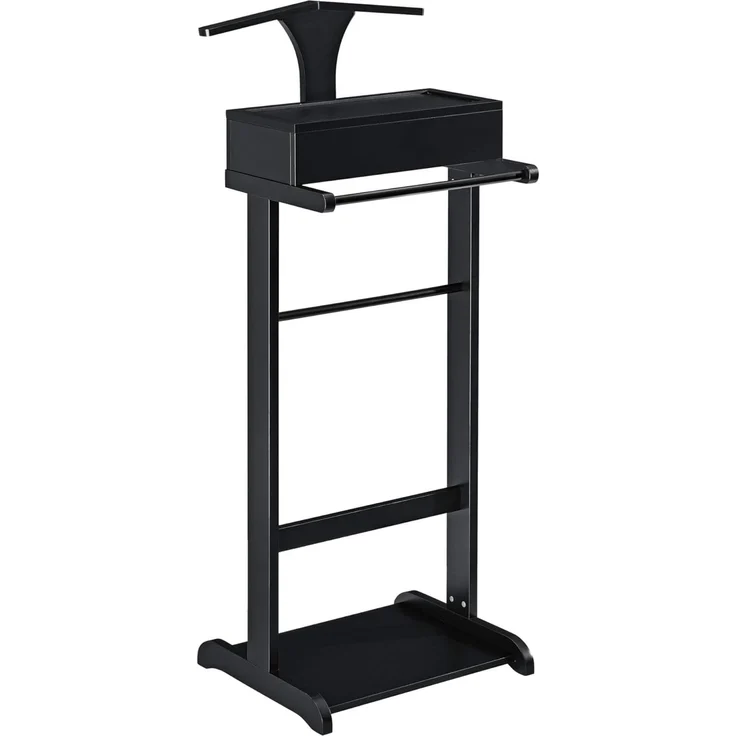 Herrendiener Lulboll 44x35x110 cm Schwarz [en. casa] – Bild 4