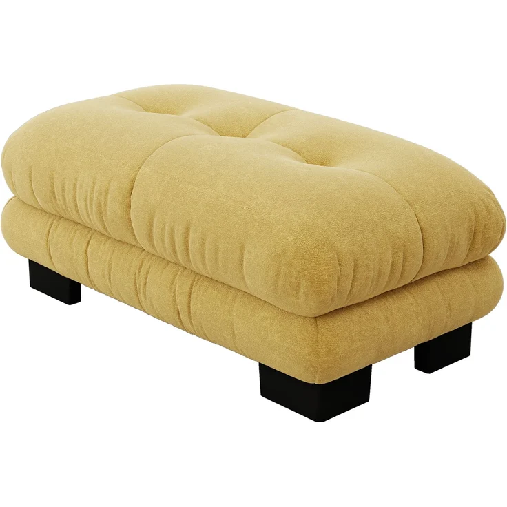 Paris Ottoman - Yellow--Gelb--112x68x52cm--YOUDENOVA – Bild 6