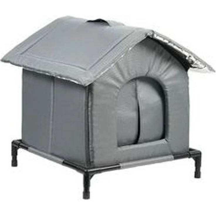 Ledander Tierhaus Wetterfestes und isoliertes Katzenhaus für draußen,Tierbett Katzenhaus, Katzenzelt, einfach aufzubauen, mit erhöhtem Boden für Schutz – Bild 6