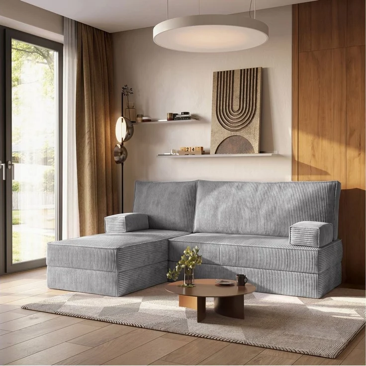 Masseno Ecksofa NOTIA modulares Boneless Sofa mit Schlaffunktion – Bild 1