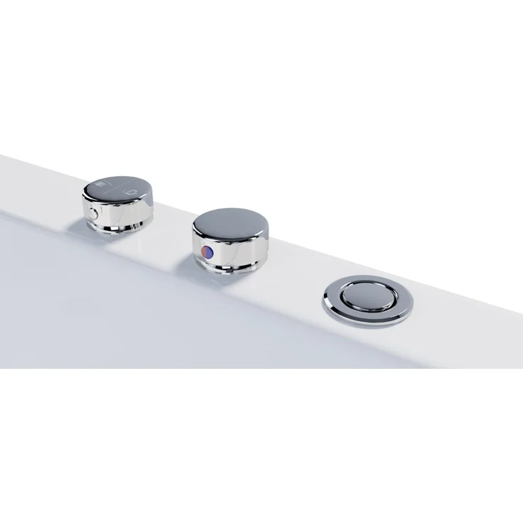 Deluxe Whirlpool Omega Ultra 170x75 Made in Germany 80 Düsen & LED mit Armatur : Mit Armaturen – Bild 4