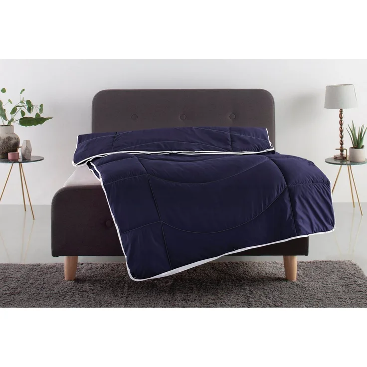 OTTO home Microfaserbettdecke Microlux, Bettdecke 135x200 cm, und Übergrößen bis 240x220cm, Füllung: Feuchtigkeitsregulierende 3D Klimafaser (Polyester), Bezug: Microfaser-Feinbatist, Bettdecken in 4 Farben, Sommer, Winter, 4 Jahreszeiten, Decke