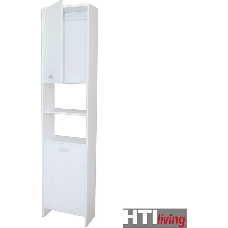 HTI-Living Badregal Badregal Weiß Thekla, Stück 1-tlg, Hochschrank Badschrank – Bild 2